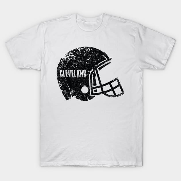 Cleveland Browns Helmet T-Shirt by Tamie